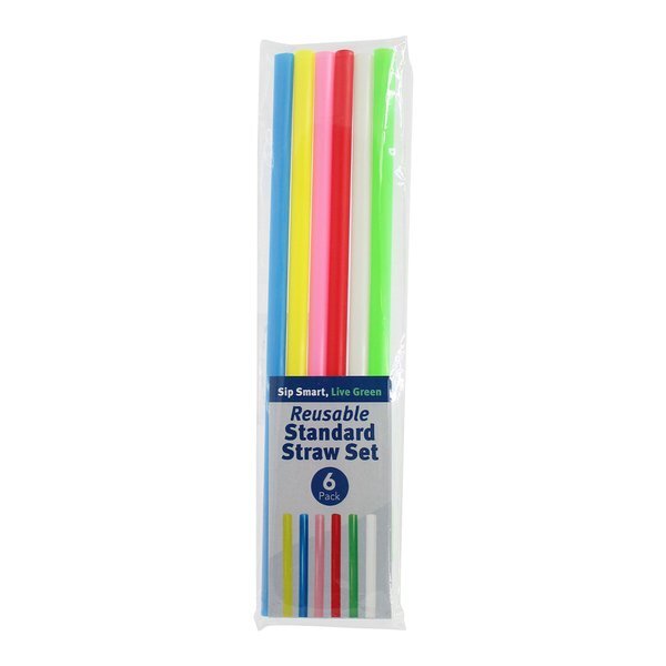 Reusable Standard Straw Six-Pack