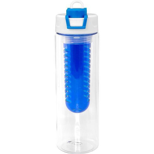 Two Tone Pop Up Recycled Bottle w/ Infuser, 24oz.