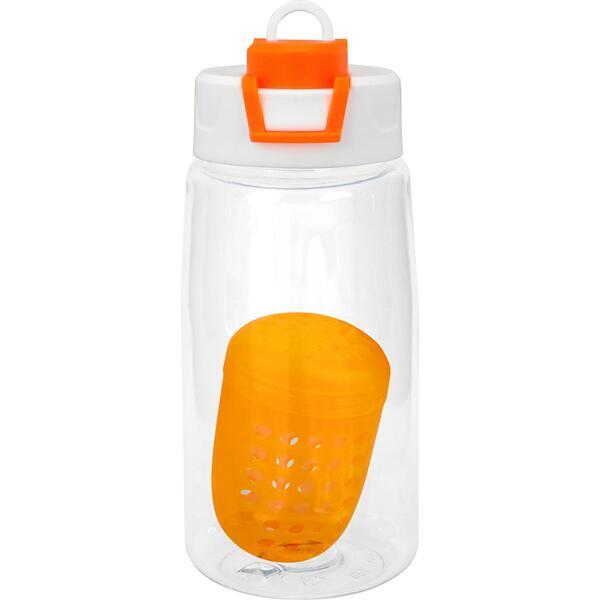 Two Tone Pop Up Recycled Bottle w/ Floating Infuser, 18oz.