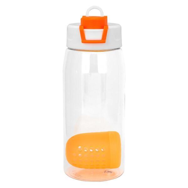 Two Tone Pop Up Recycled Bottle w/ Floating Infuser, 25oz.