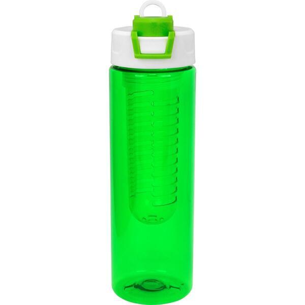 Two Tone Pop Up Colorful Bottle w/ Infuser, 24oz.