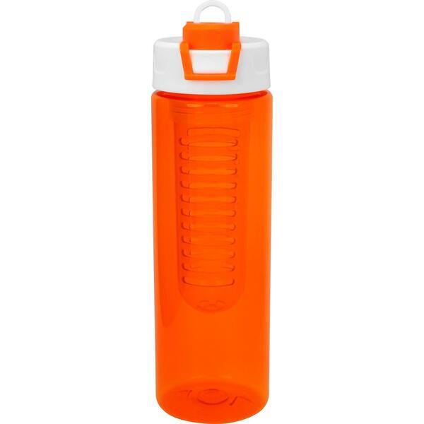 Two Tone Pop Up Colorful Bottle w/ Infuser, 24oz.
