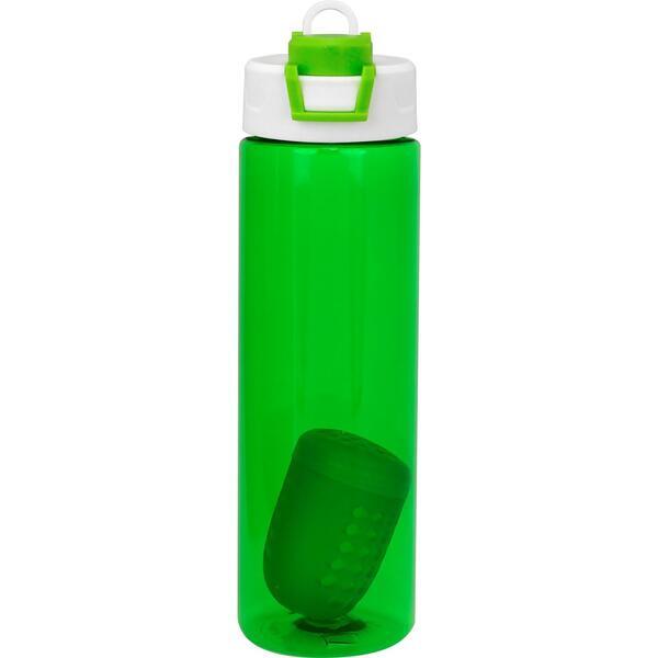 Two Tone Pop Up Colorful Bottle w/ Floating Infuser, 24oz.