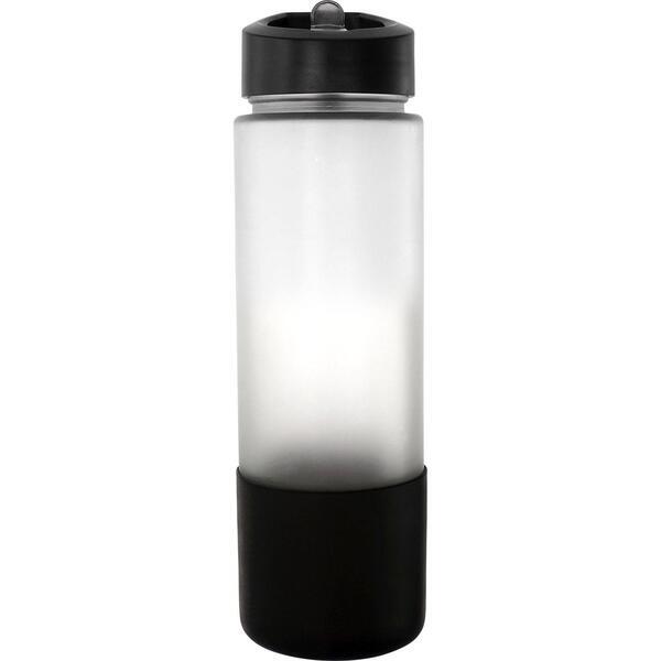 Pop Up Full Color Frosted Glass Grip Bottle, 22oz.