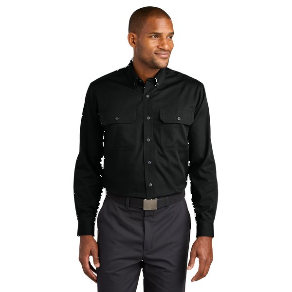 CornerStone® Long Sleeve Select Poly/Cotton Ripstop Men's Shirt