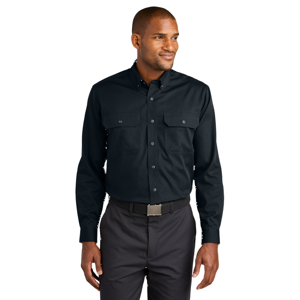 CornerStone® Long Sleeve Select Poly/Cotton Ripstop Men's Shirt