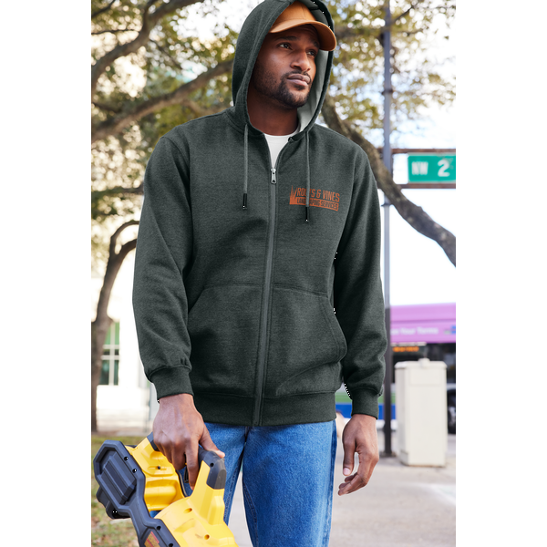CornerStone® Tough Fleece Cotton/Poly Men's Fulll-Zip Hoodie