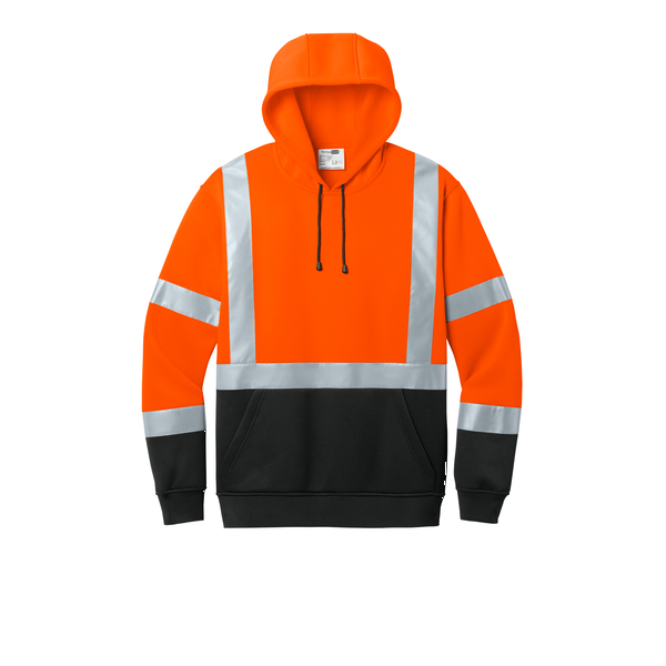 CornerStone® ANSI 107 Class 3 Heavy-Duty Men's Pullover Fleece Hoodie