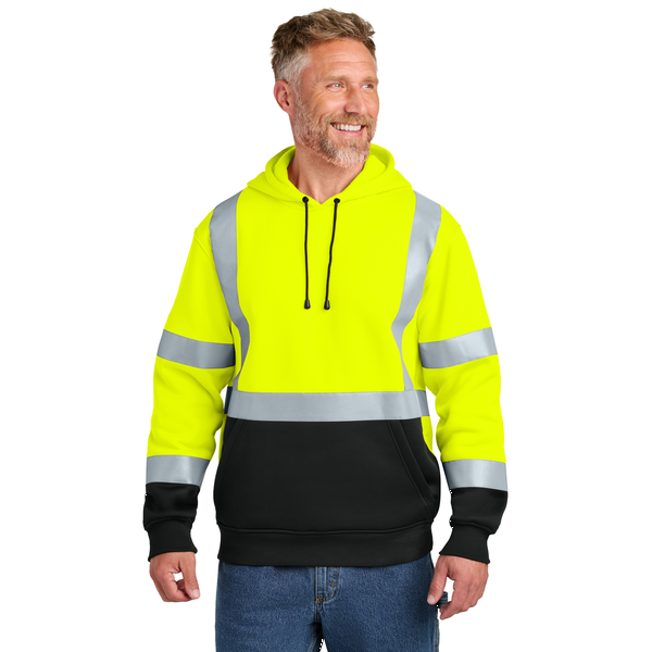 CornerStone® ANSI 107 Class 3 Heavy-Duty Men's Pullover Fleece Hoodie