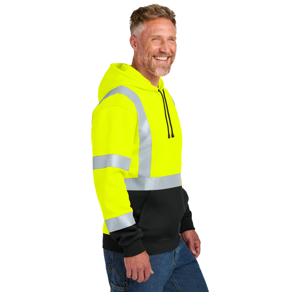 CornerStone® ANSI 107 Class 3 Heavy-Duty Men's Pullover Fleece Hoodie