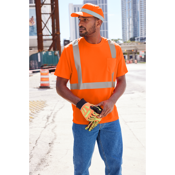 CornerStone® ANSI 107 Class 2 Segmented Tape Men's Tee