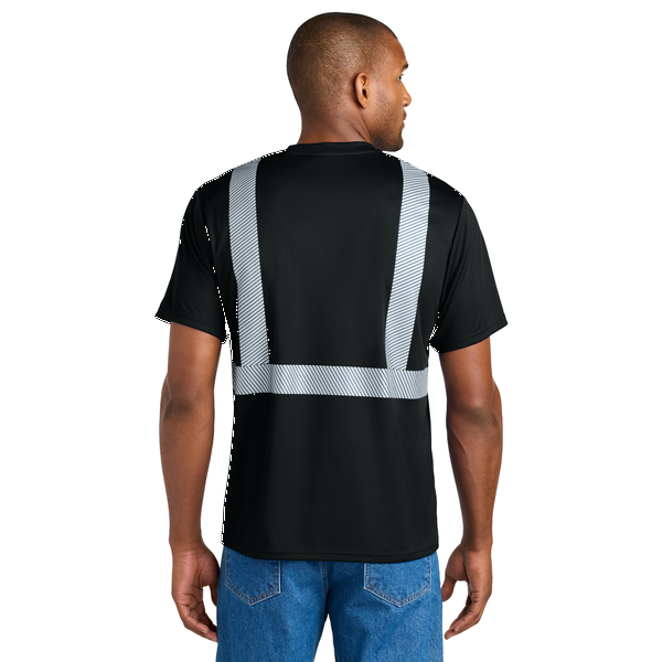 CornerStone® Enhanced Visibility Segmented Men's Tape Tee
