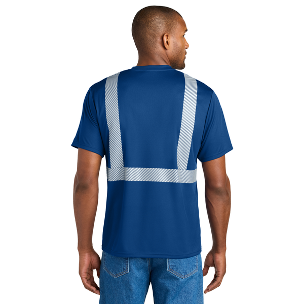 CornerStone® Enhanced Visibility Segmented Men's Tape Tee