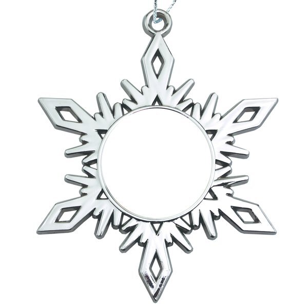 Snowflake Die Cast Holiday Ornament
