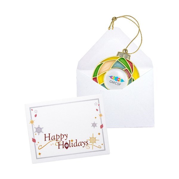 Stained Glass Bulb Ornament