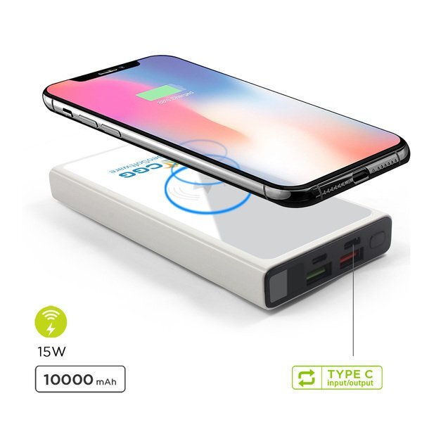 Wireless 15W Super Charger Power Bank, 10000mAh