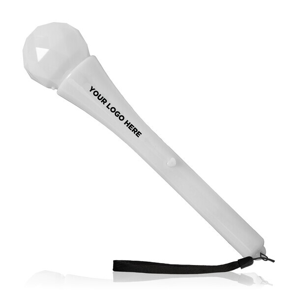 Multicolor LED Plastic Toy Microphone, 9"