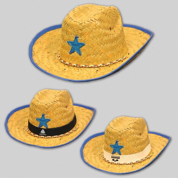 Kids Straw Cowboy Hat