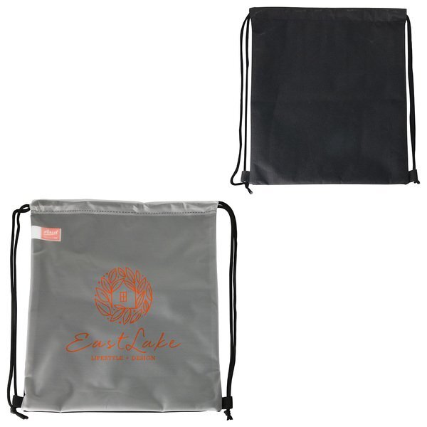 Pearl Soft-Touch Polyester & TPU Drawstring Bag