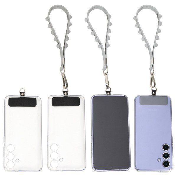 Two-in-One Push Pop Stress Reliever Phone & Keychain Wristlet