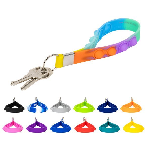 Push Pop Stress Reliever Key Chain