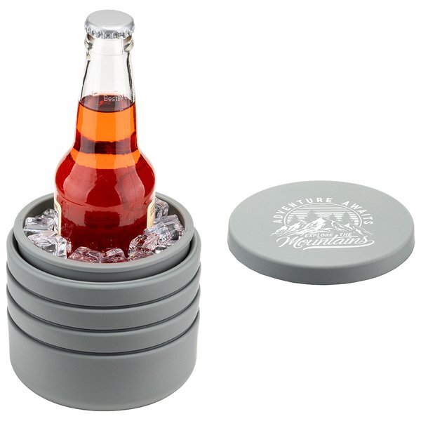 Collapsible Silicone Wine Cooler & Ice Bucket