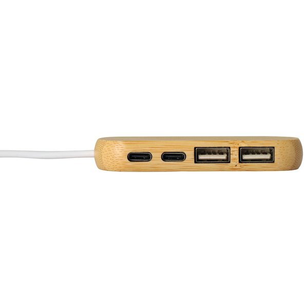 Bamboo Dual Port USB & Type-C Hub
