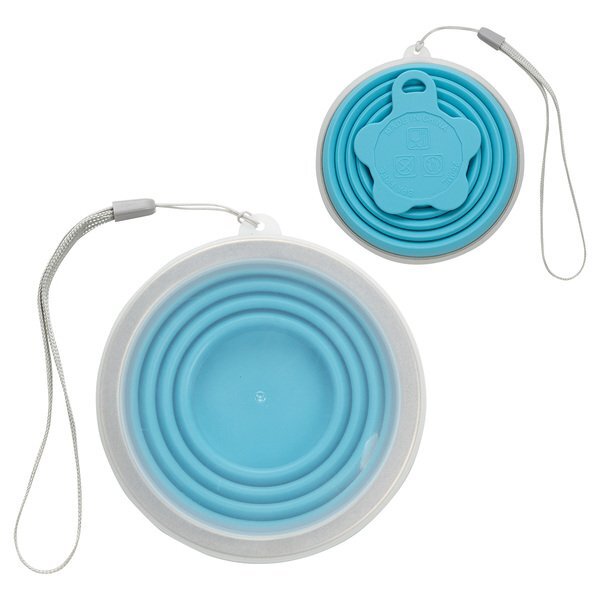 Groove Collapsible Silicone Cup w/ Lid, 9oz.