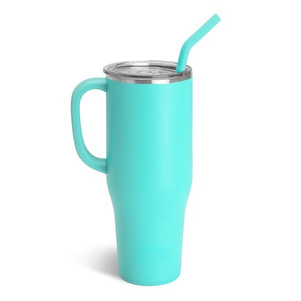 Swig Life™ Vacuum Insulated Stainless Mug w/ Straw, 40oz.