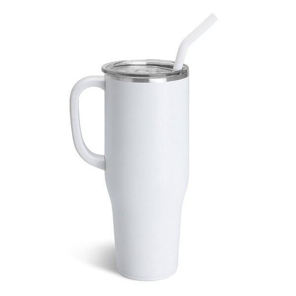 Swig Life™ Vacuum Insulated Stainless Mug w/ Straw, 40oz.