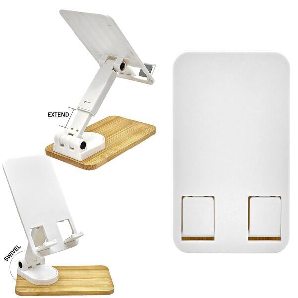 Extendable Bamboo Phone Stand