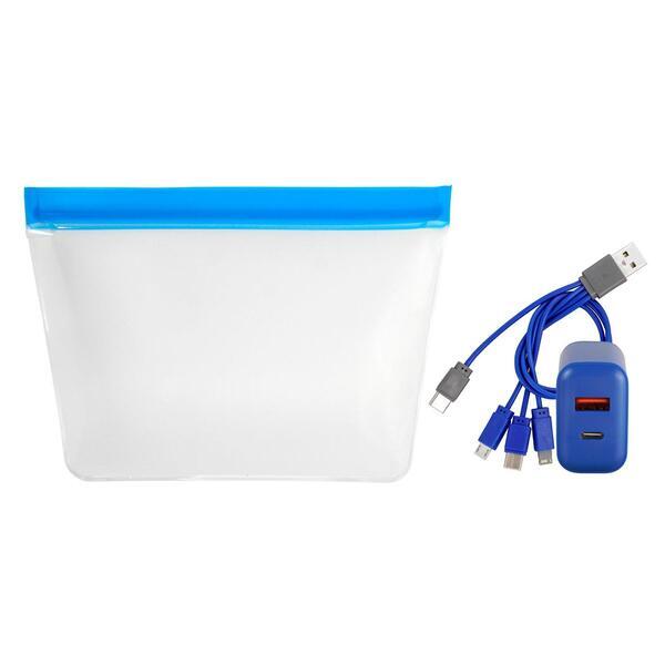Reusable Pouch & Fast Charger Techie Set