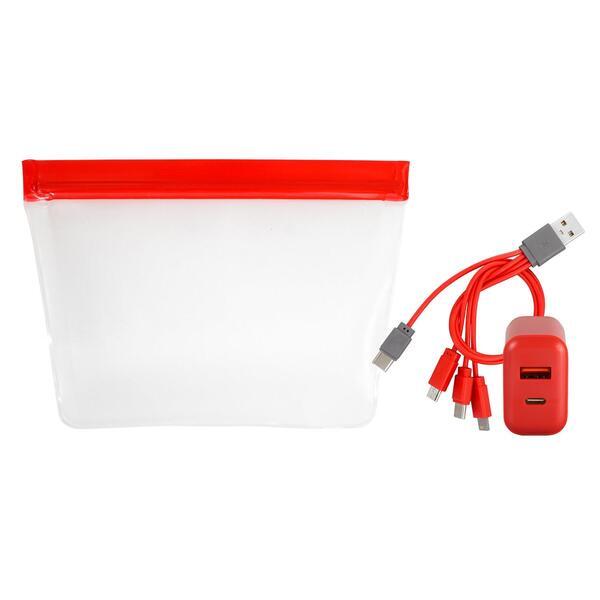 Reusable Pouch & Fast Charger Techie Set