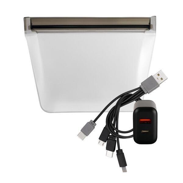 Reusable Pouch & Fast Charger Techie Set