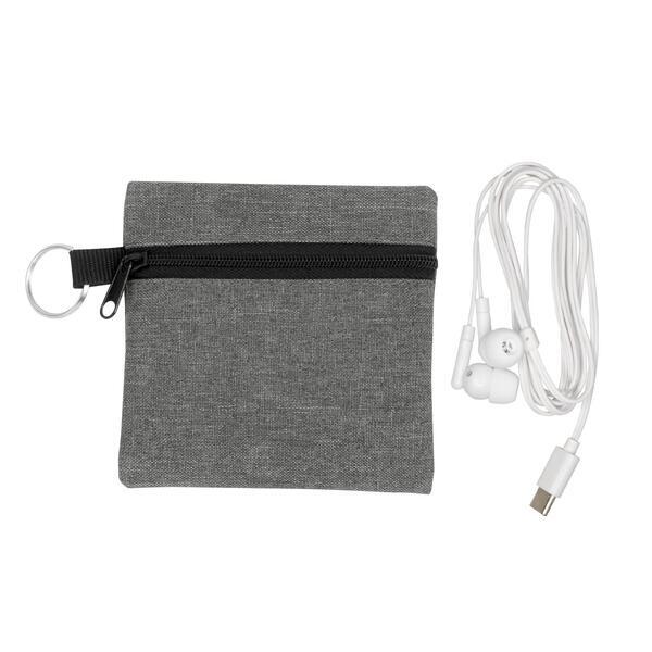 Ridge Pouch & Type C Ear Bud Set