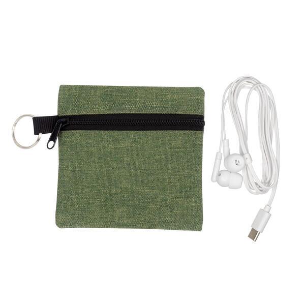 Ridge Pouch & Type C Ear Bud Set