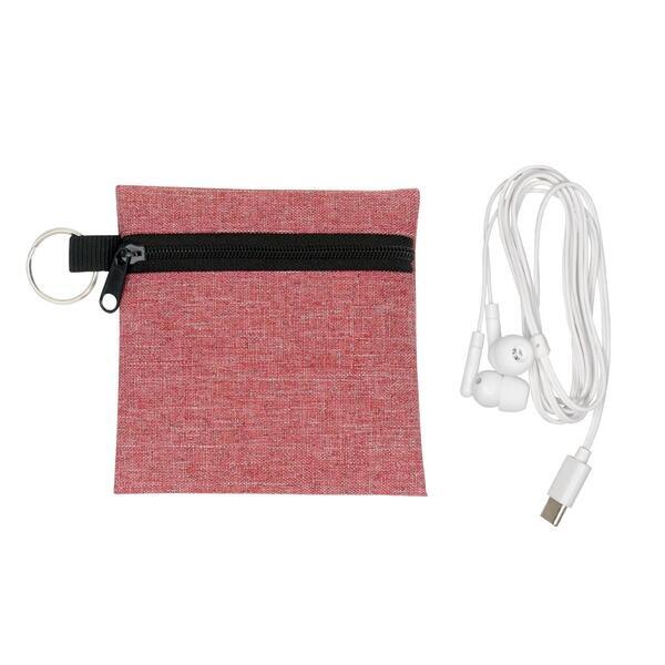 Ridge Pouch & Type C Ear Bud Set