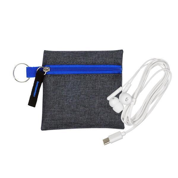 Type C Ear Buds w/ G Line Techie Pouch