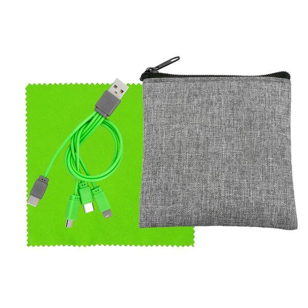 Recycled Pouch Charge & Clean Kit