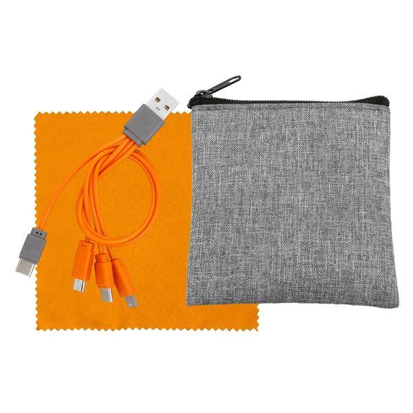 Recycled Pouch Charge & Clean Kit