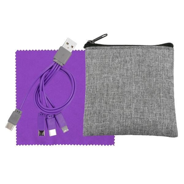Recycled Pouch Charge & Clean Kit