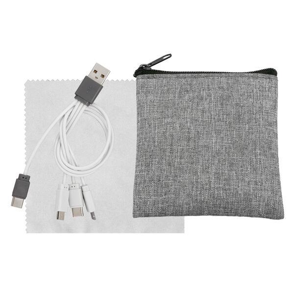 Recycled Pouch Charge & Clean Kit