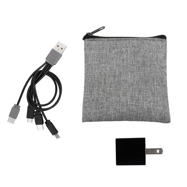 Recycled Pouch, C To C Charging Kit