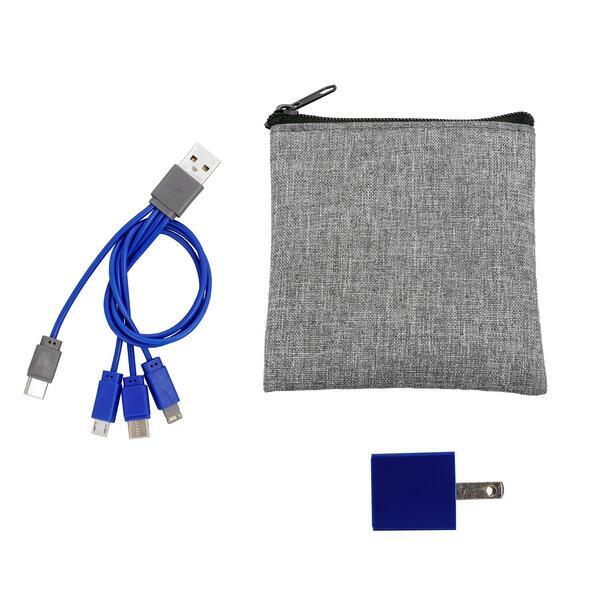 Recycled Pouch, C To C Charging Kit
