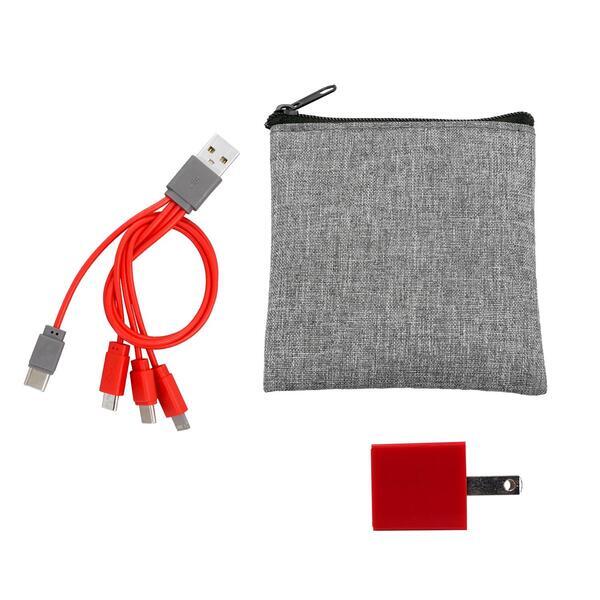 Recycled Pouch, C To C Charging Kit