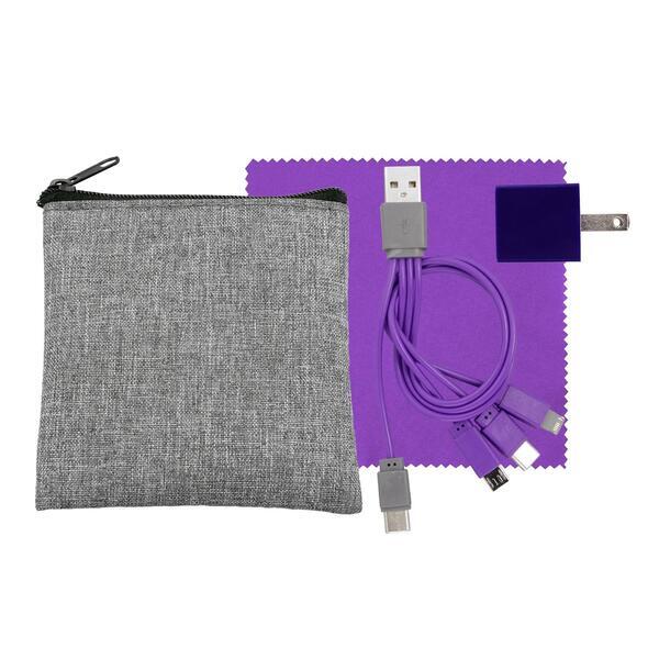 Recycled Pouch Charging Kit