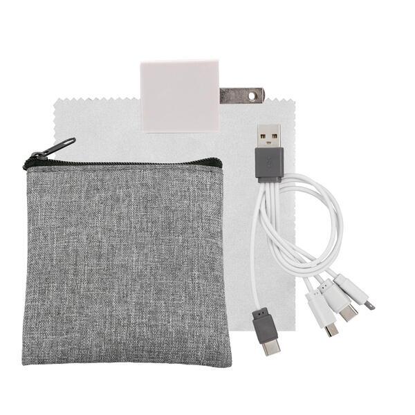Recycled Pouch Charging Kit