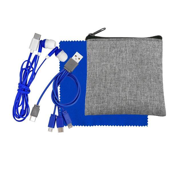 Recycled Pouch Colorful Travel Kit