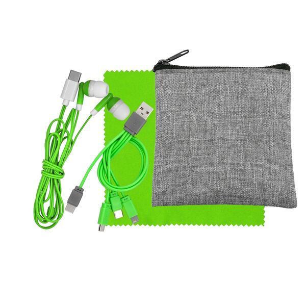 Recycled Pouch Colorful Travel Kit