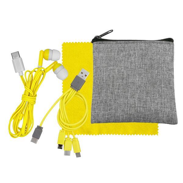 Recycled Pouch Colorful Travel Kit